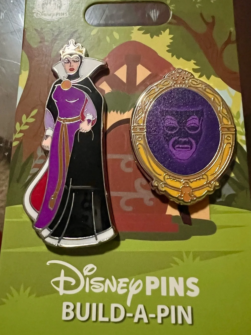 Disney Evil Queen Pin Set - Purple, Black, Gold